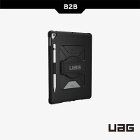 強強滾p-【UAG】iPad 10.2吋耐衝擊旋轉式保護殼-黑 (美國軍規 防摔殼 平板殼 保護套)