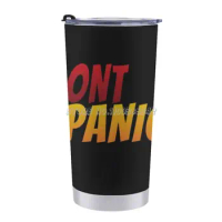 Travel Coffee Mug 20 Oz Car Cup Coffee Thermos Mug Drinking Cup for Gift Hitchhikers Guide To The Galaxy Douglas Adam Geek Dont