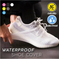 Silicone Shoes Protectors Shoes Cover Rain Waterproof Men Women Rain Boots for Indoor Outdoor Rainy Shoe Cover Water proof shoes