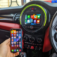 iCarPlay Mini Cooper F56 F56 Wireless Apple CarPlay Android Auto Reverse Camera Retrofit Interface onto OEM Navigation