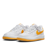 【NIKE 耐吉】運動鞋 童鞋 中童 兒童 魔鬼氈 AF1 FORCE 1 LOW EASYON PS 白黃 FN0237-109