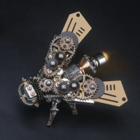 3d Metal Puzzle Firefly Mechanical Diy Model Kit 3d Puzzle Assembly Insect Educational Toy Wasp Dragonfly Creative Gift