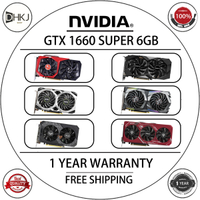 NVIDIA Geforce GTX 1660 Super 6GB Gaming Graphics Cards GTX 1660S GPU 6GB DDR6 14000MHz 1785 MHz ~1830 MHz 192bit 1660s Video Card