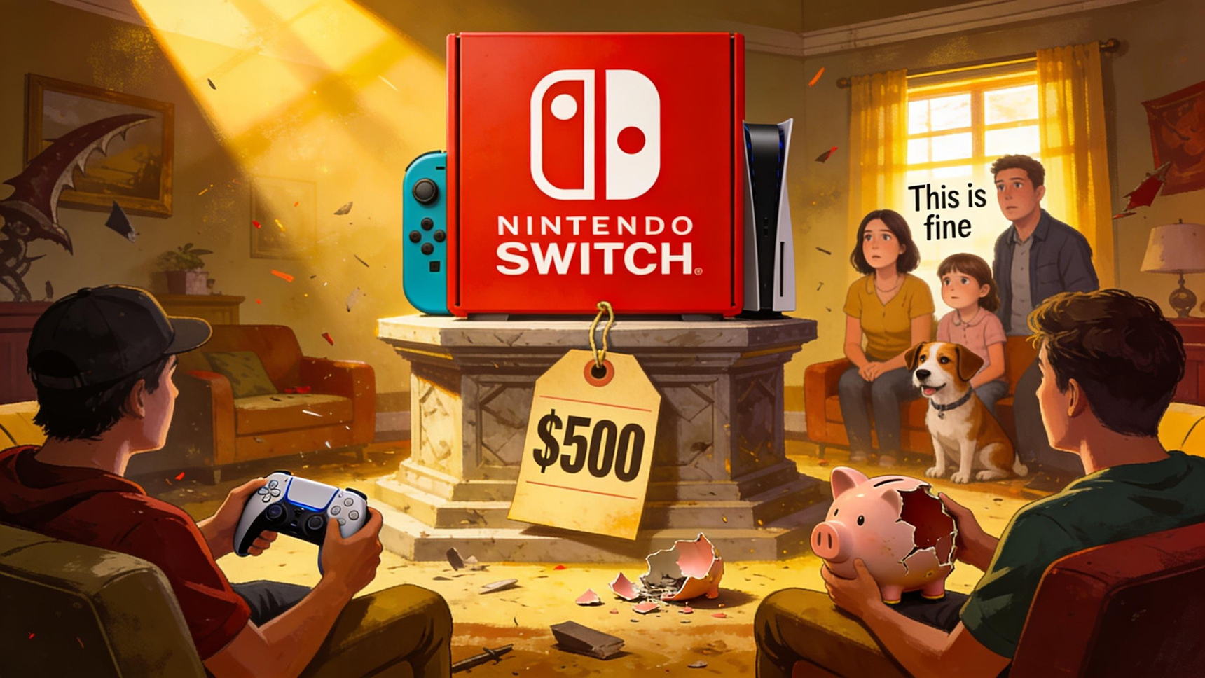 Nintendo Switch 2 Price Jumps to $500 Starting September 1