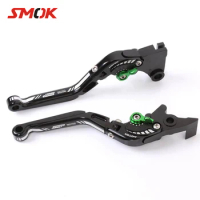 SMOK For Kawasaki Z750 Z800 2013-2017 Motorcycle Accessories CNC Aluminum Adjustable Folding Extendable Brake Clutch Levers