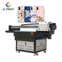 High quality 9060 large format uv printer PVC Card Bottle Golf Desktop Led UV Flatbed Printer For Mobile Phone Case