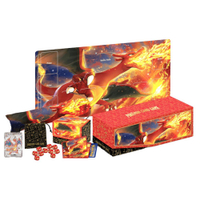 (限量)(日貨)POKEMON寶可夢集換式卡牌遊戲 朱&amp;紫 頂級收藏箱-噴火龍