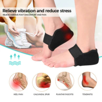 1 Pair Invisible Height Increase Silicone Socks Foot Care Gel Heel Pads Orthopedic Arch Support Heel Cushion Soles Insole