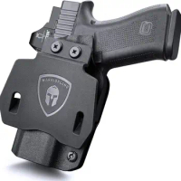 OWB Kydex Holster, Optic Cut For: Glock43/Glock 43X &amp; Glock 43X MOS Pistol R.H.