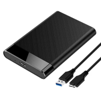 2.5 inch HDD Case SATA to USB3.0 Hard Drive Enclosure 5Gbps 8TB HDD SSD Case USB 3.0 To SATA Hard Disk Box for Laptop Desktop PC