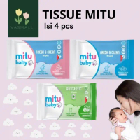 VASMALL - [ 5 PCS ] TISSUE BASAH MITU BABY  | TISU BASAH BAYI | TISSUE BASAH MINI