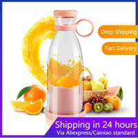 2023 Rechargeable Mixers Fresh Fruit Juicers White Pink Usb Portable Juicers Bottle Mini Fast Electric Blender Smoothie Ice New