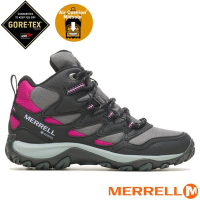 【MERRELL】女 WEST RIM SPORT MID GORE-TEX 多功能防水透氣登山健行鞋.登山鞋_ML037310 黑
