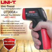UNI-T UT300A+ Infrared Thermometer; Handheld high-precision electronic temperature gun (-20 to 400 degrees), thermometer, with