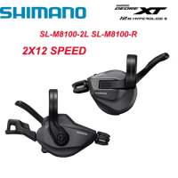 Shimano Deore XT M8100 Shifter Lever 2X12S Groupset SL-M8100-2L SL-M8100-R Right Shift Lever 12S 12V M8100 MTB Bike Shift Lever