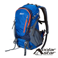 【PolarStar】透氣網架健行背包 35L『深藍』P20803
