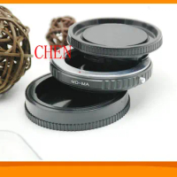 MD-MA Adapter Ring with Glass for Minolta MD MC Lens to Sony Alpha AF MA Mount Camera A77 II A99 A580 Focus Infinity