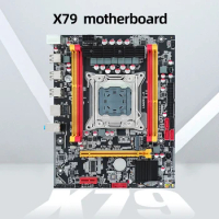 X79 PC Mainboard NVME M.2 SSD LGA 2011 Desktop Motherboard PCI-E 16X 12*USB Interface Support DDR3*4 for Intel Xeon E5 Processor