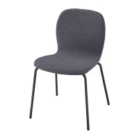 KARLPETTER 餐椅, gunnared 灰色/sefast 黑色