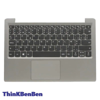 BE Belgian Mineral Gray Keyboard Upper Case Palmrest Shell Cover For Lenovo Ideapad S130 11 130S 11IGM 120S 11IAP 5CB0R61505