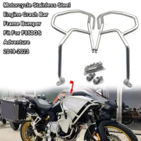 Fit For BMW F850GS ADV F850GS Adventure 2019-2023 Motorcycle Stainless Steel Upper Engine Guard Bumper Crash Bar Frame Protector