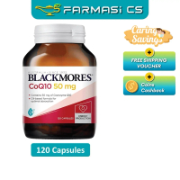 [50%] Blackmores CoQ10 50mg 120 capsules EXP:10/2025 [ Co q10 / Coenzyme Q10, Farmasi CS ]