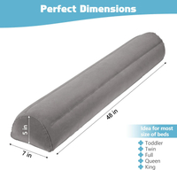 2Pack Travel Bed Rails for Toddlers | Non-Slip Soft Flocking Portable Inflatable Bed Rails for Toddl