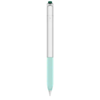 For Apple Pencil 2 Case Touch Pad Stylus Pen Protective Cover Silicone Case Sleeve Portable Pouch Si Case Cover-Green