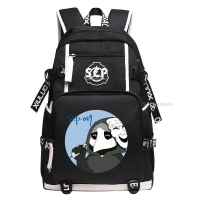 SCP Foundation Schoolbag Chuunibyou Alliance 049 Peripheral Backpack Male and Female Students Comput