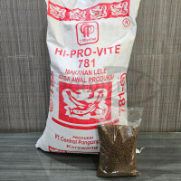 PELLET HI-PRO-VITE 781-2 MM MAKANAN LELE NILA PAKAN PELET APUNG IKAN 781 2MM