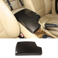 Carbon Fiber Style Car Interior Armrest Cover Center Console Pad Box Storage Box Trim Cover Fit For 