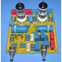 12AX7 tone board, the most reasonable Baxandall type 12AX7 tube tone board LG21B, about ten times magnification