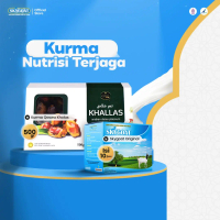 Bundling Kurma Qoswa Kholas 500Gr + Skygoat Ori | Paket Kurma Premium