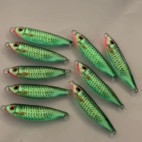 Umpan Pancing Metal Jig Handmade Wader Full Gid Terang 15gr+assist hook