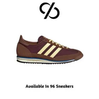 Sepatu Sneakers Wanita Adidas SL 72 OG Maroon Almond Yellow Brown (IE3425) ORIGINAL 37 1/3
