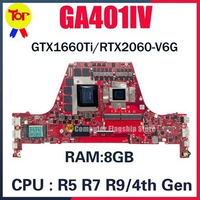 KEFU GA401I Mainboard For ASUS ROG GA401IV GA401IU GA401II GA401IVC Laptop Motherboard R5 R7 R9 GTX1650Ti RTX1660Ti RTX2060