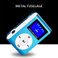 Xách tay Pin Lithium Màn Hình LCD Clip MP3 Âm Nhạc Máy Nghe Nhạc FM Đài Phát Thanh Thể thao Âm Nhạc 