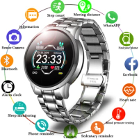 LIGE 2020 New Smart Watch Men Heart Rate Blood Pressure Information Reminder Sport Waterproof Smart Watch for Android IOS Phone