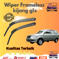 Wiper Mobil Frameless Toyota Kijang LGX Sepasang 2 PCS Kiri dan Kanan Tanpa Rangka Besi Sapuan Kaca 