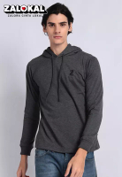 REMIX JEANS T-Shirt Lengan Panjang Dengan Hoodie 2047J04