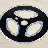 BMX Retro Aluminum Alloy Tooth Plate, Extreme Bike, Action Street Car Disc, 44T