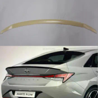 Car Accessories for Hyundai Elantra Avante CN7 2020 2021 2022 ABS Rear Trunk Spoiler Wing Molding Cover Trim