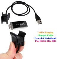 USB Charging Cable for Fitbit Alta HR Replacement Charging Cable USB Charging Charger Cable Bracelet Wristband Charger Adapter