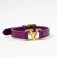 VALENTINO GARAVANI Bracelet VLogo Purple ( 100% Authentic )