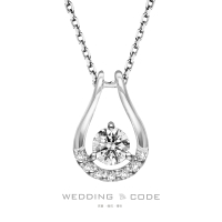 【WEDDING CODE】PT950鉑金 26分鑽石項鍊 14B290030(天然鑽石 母親節 現貨禮物)