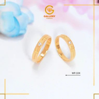 CINCIN NIKAH WEDDING RING EMAS ASLI KADAR 8K(375) & 16K(700) CK 104 - 8K(375) & 16K(700) 38