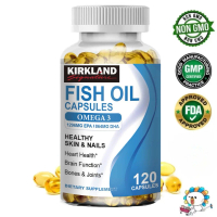 KIRKLAND Fish Oil Capsules Omega3 supplement with EPA & DHA 120pcs