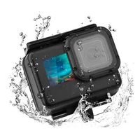 Waterproof Housing Case Diving 50M Protective + Touch Touchable Back Door For GoPro Hero 9 Black Action Camera Accessories