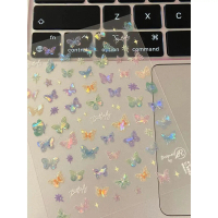 3/5PCS Quirky Butterfly Wings Glitter Stickers High-End Embossed Butterfly Nail Sticker Decoration