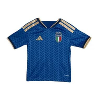 adidas Unisex Football Italy 2026 World Cup Home Jersey Figc H Jsy Y Baju Sepakbola Anak [JY7585] 16